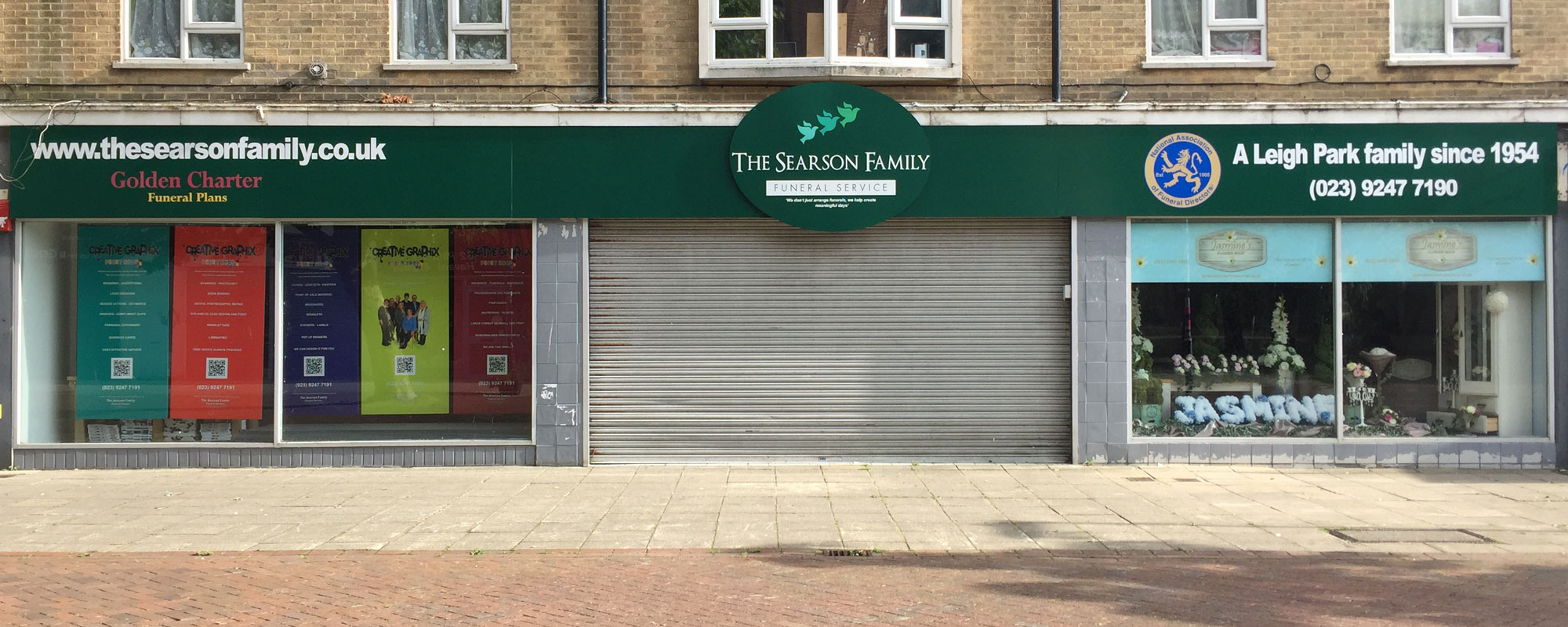 Shop Fascia Sign Leigh Park Funeral Home